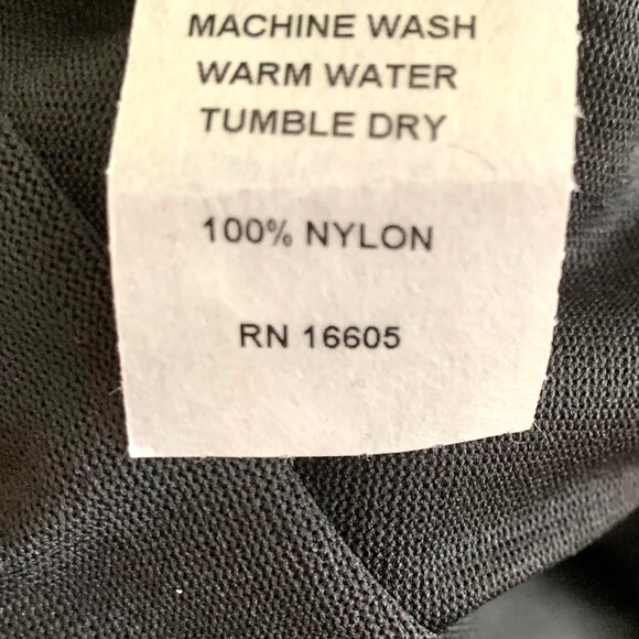 Childs Black Leotard Long Sleeve Scoop Neck Bodysuit Dance Performance I 6X-7 - Picture 5 of 8